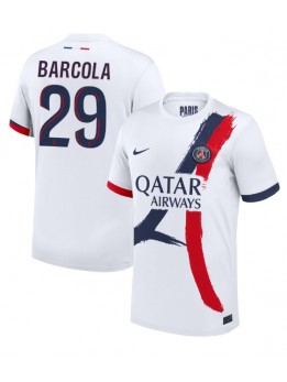 Billige Paris Saint-Germain Bradley Barcola #29 Bortedrakt 2024-25 Kortermet